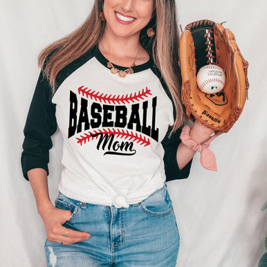 Baseball Mom laces