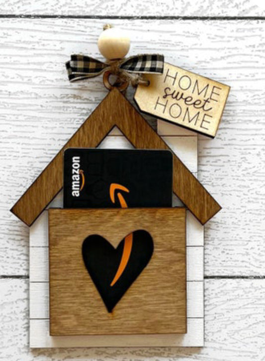 Home Sweet Home Gift Card Holder