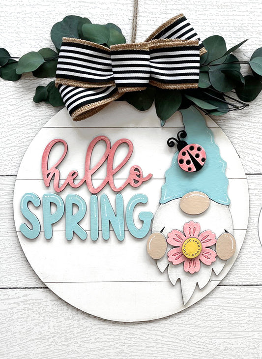 Hello Spring Door Hanger