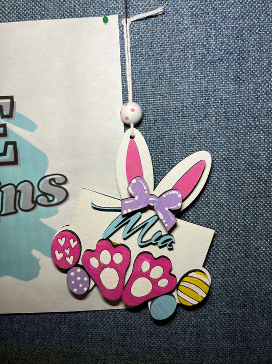 Bunny Easter Basket Tags