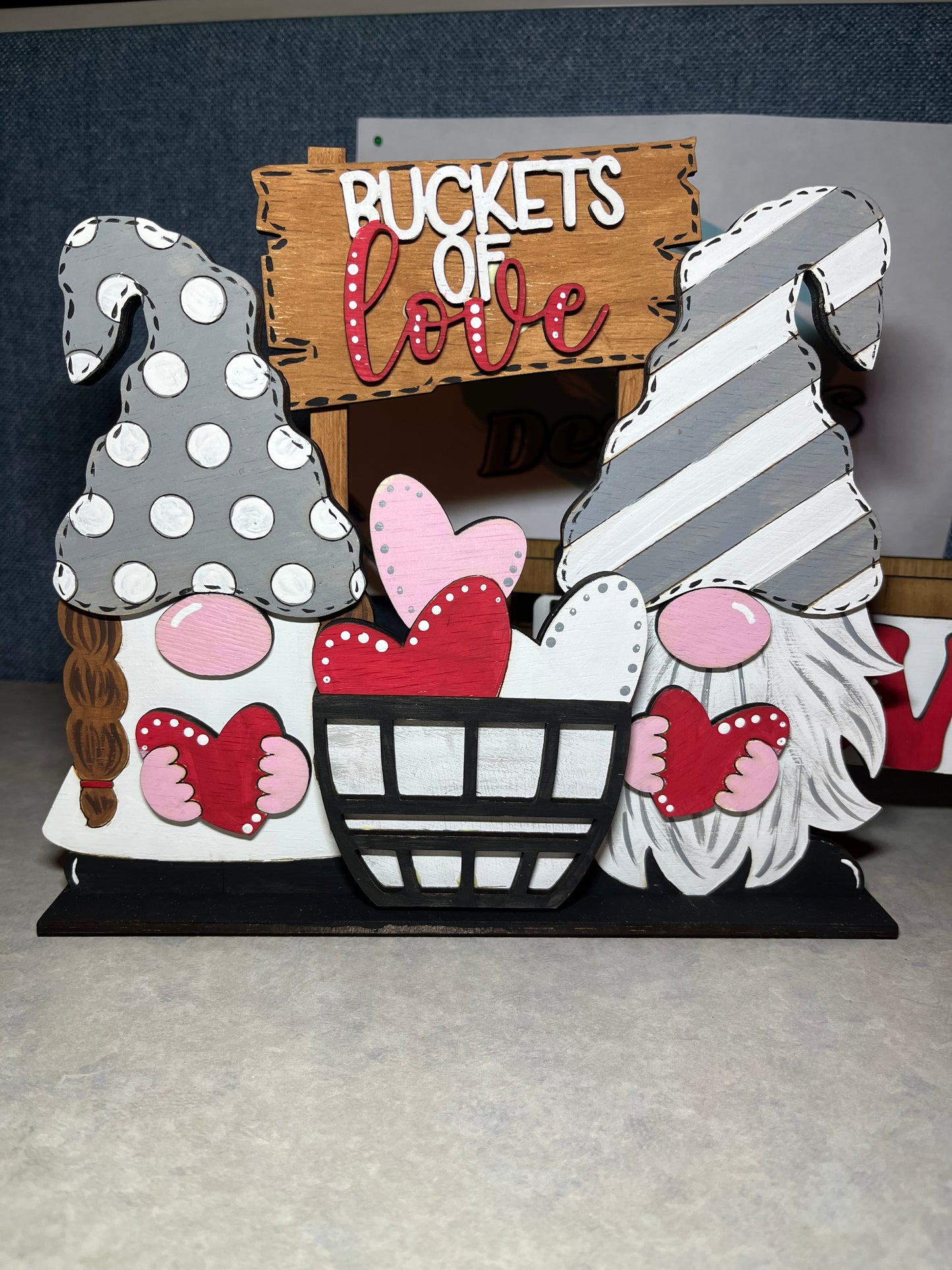 Gnome Buckets of Love Interchangeable Wagon