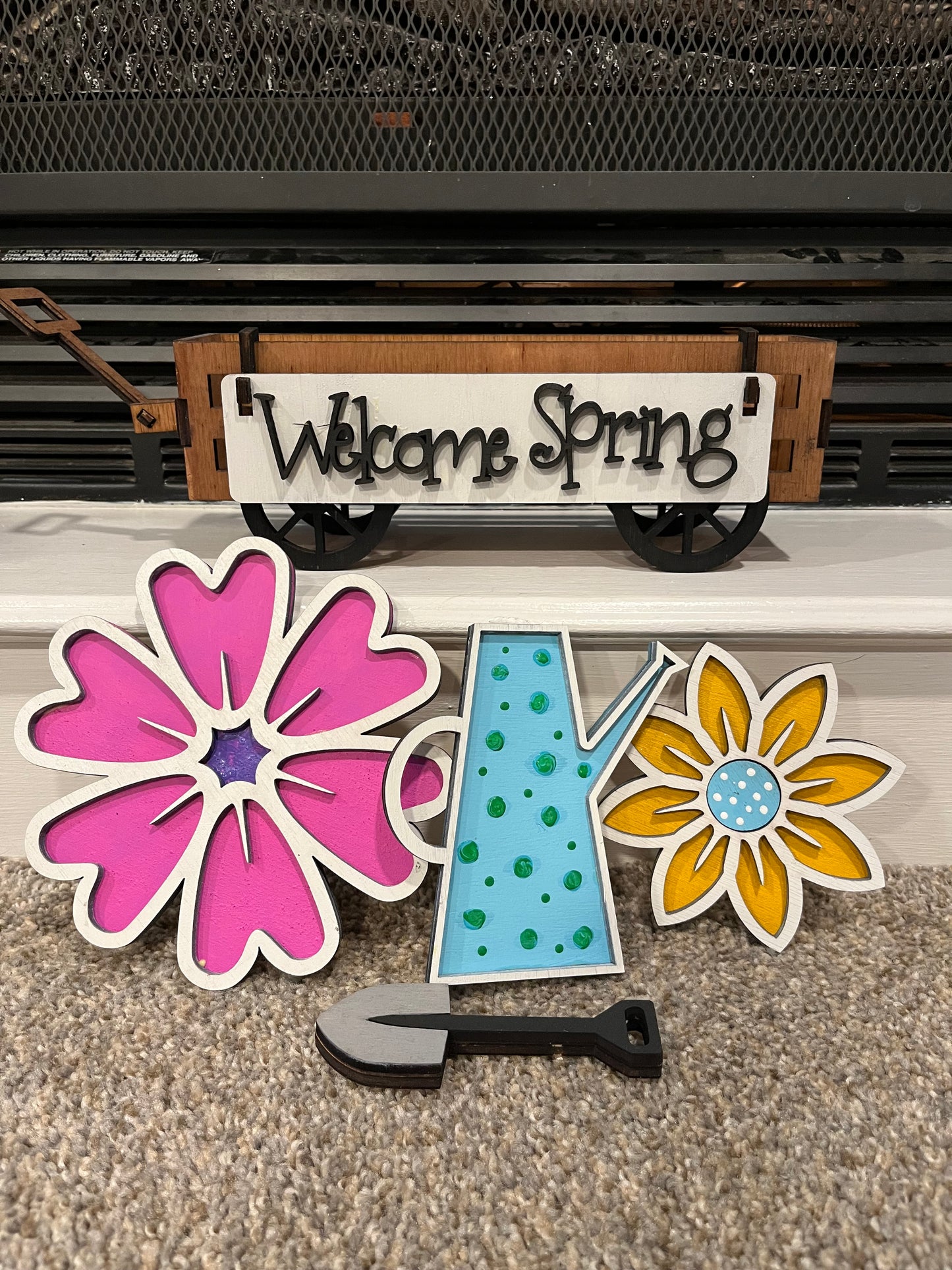 Welcome Spring Interchangeable Wagon