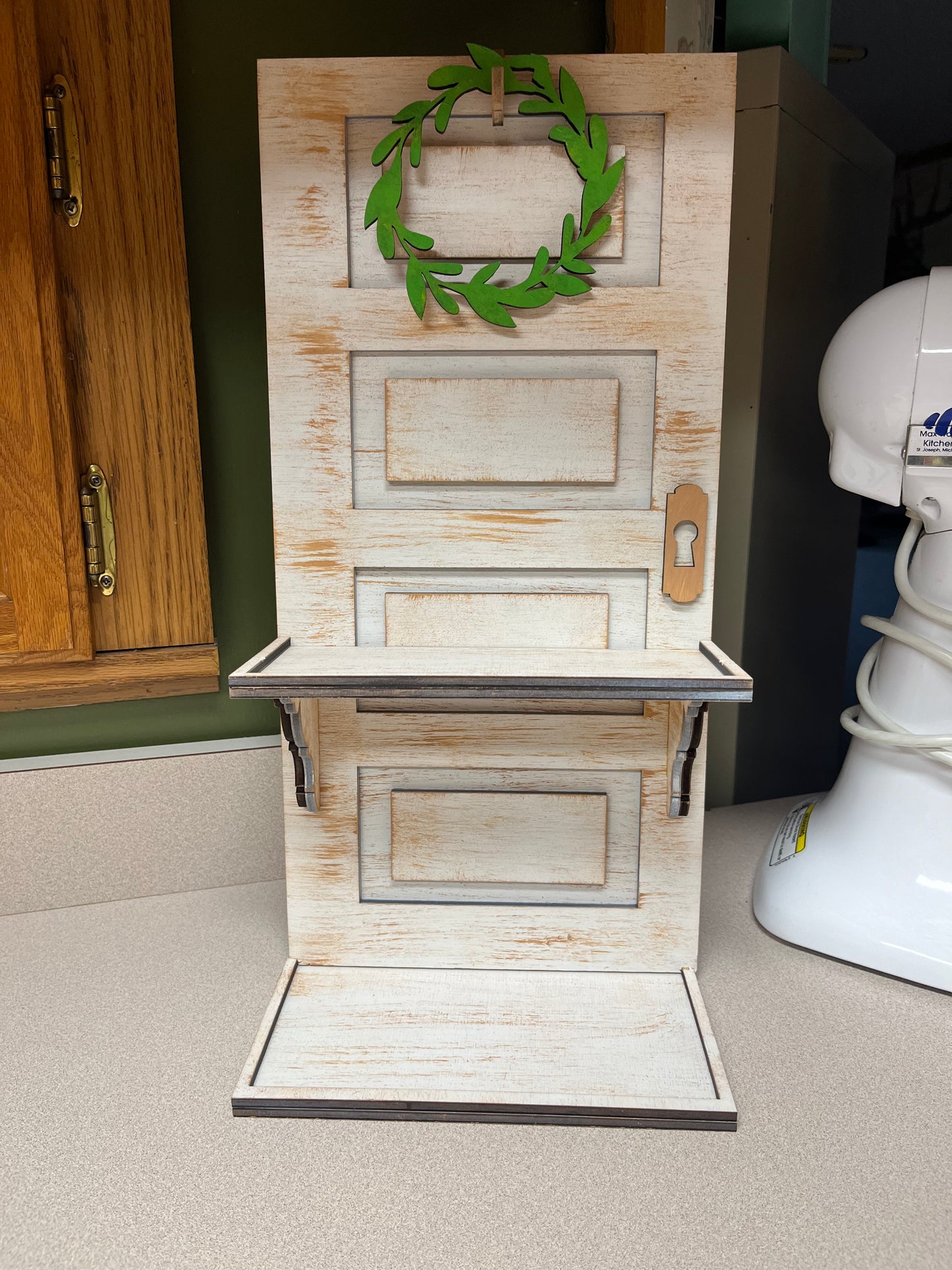 Farmhouse Door Tiered Shelf