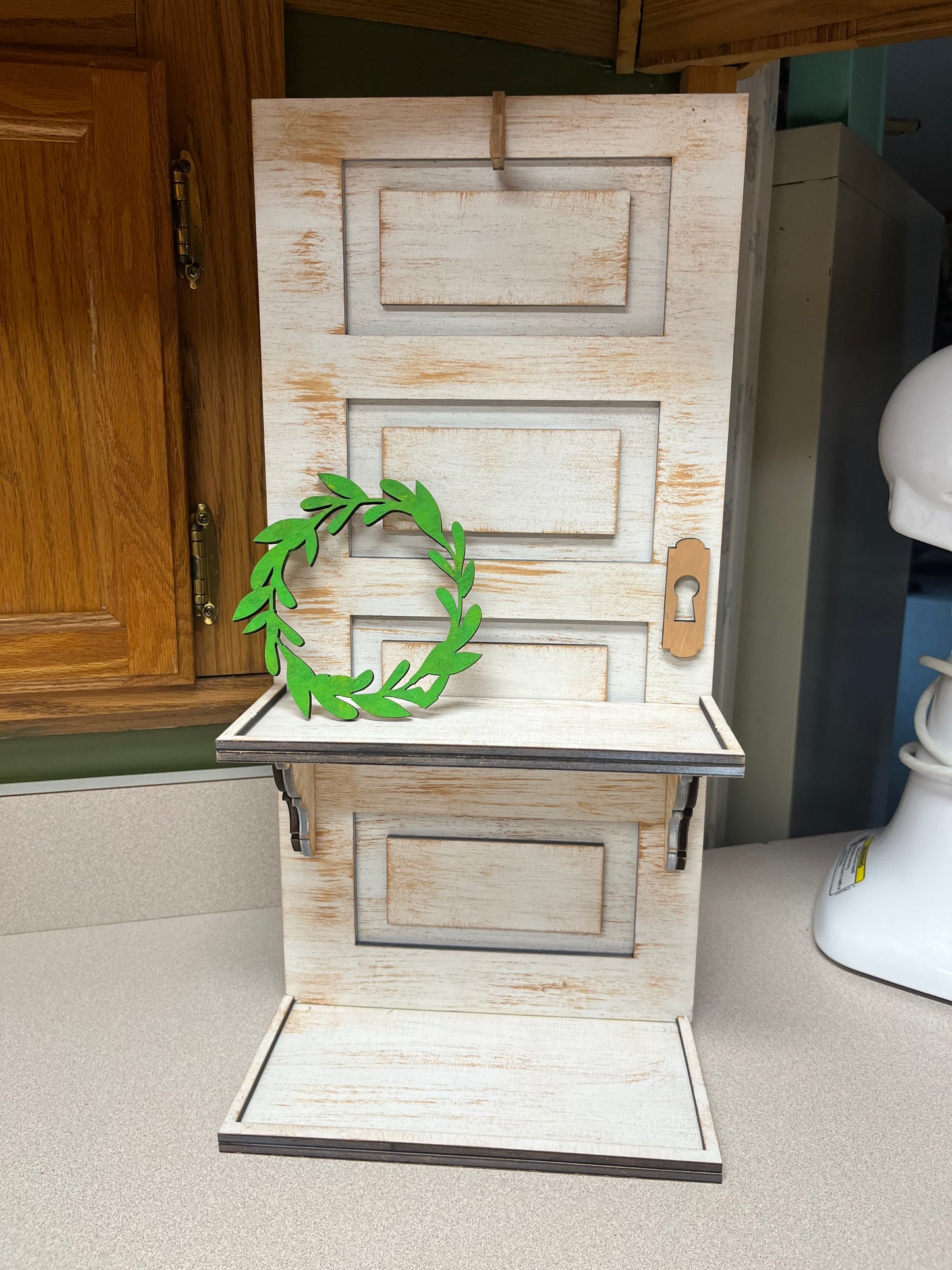 Farmhouse Door Tiered Shelf