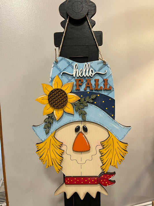 Scarecrow Door Hanger