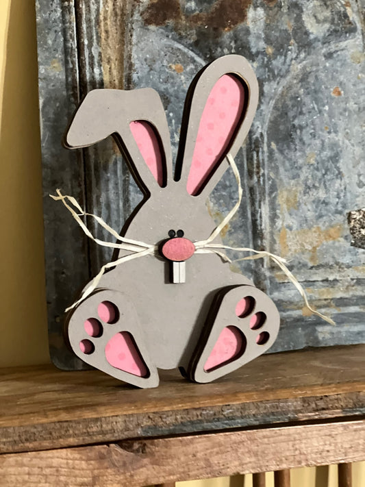 Buck Tooth Bunny Shelf Sitter