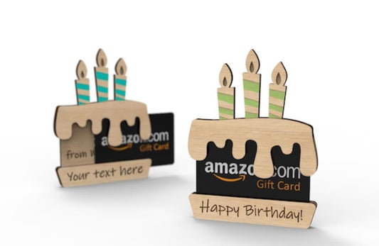 Birthday Cake Gift Card Holder