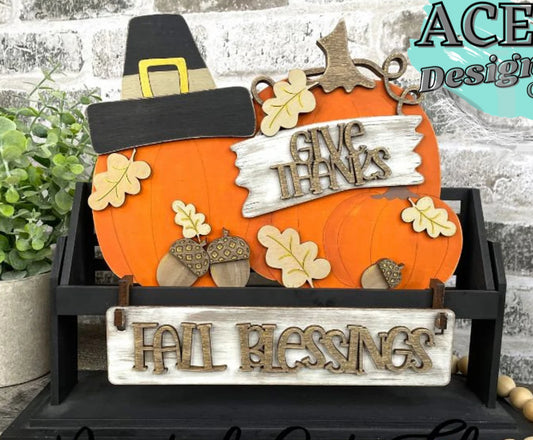 Fall Bleassings Interchangeable Wagon