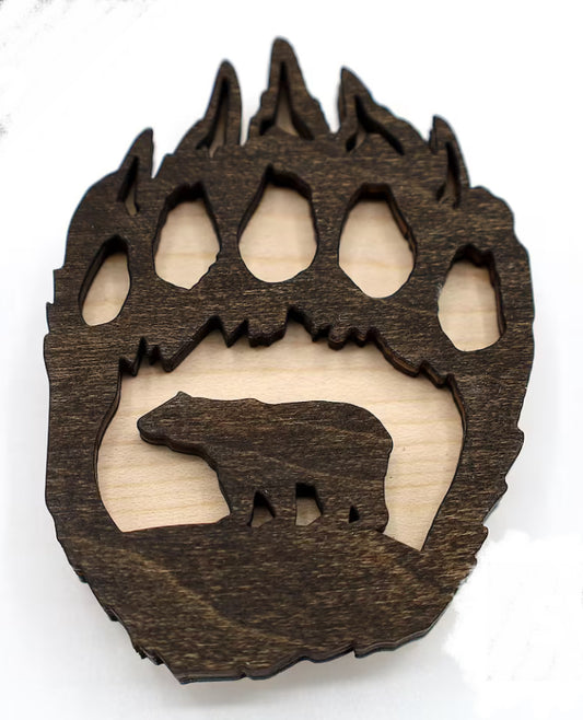 Bear Paw Magnet