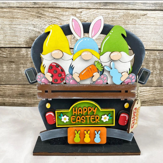 Easter Gnome Interchangeable Truck