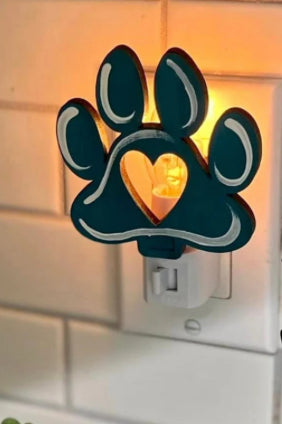 Paw Print Night Light