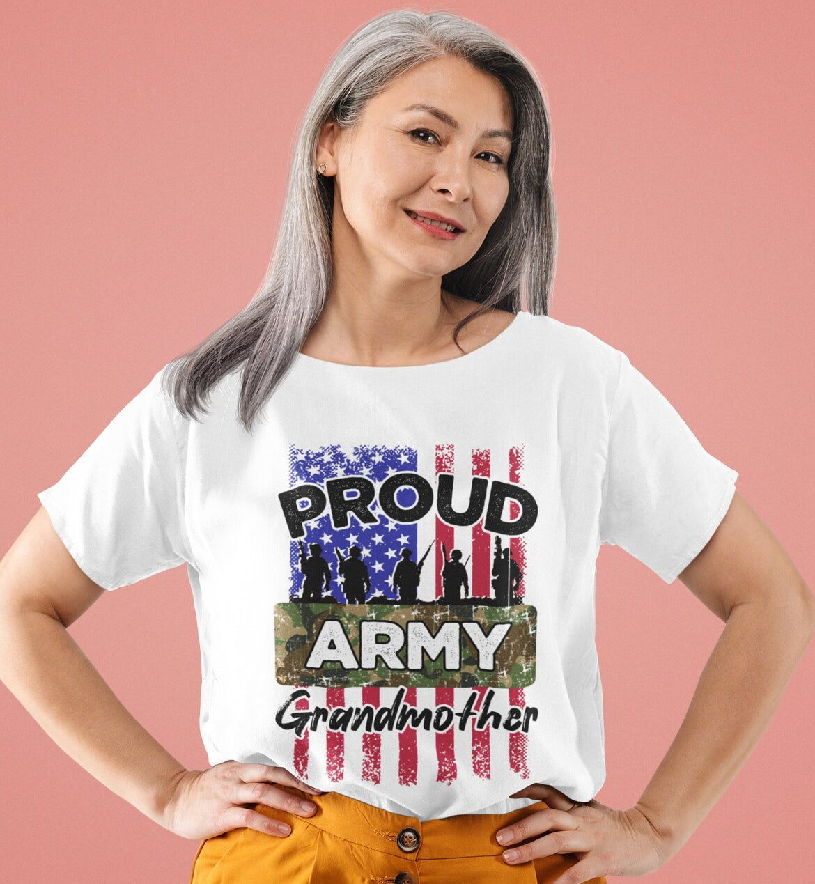 Proud Army Grandmother