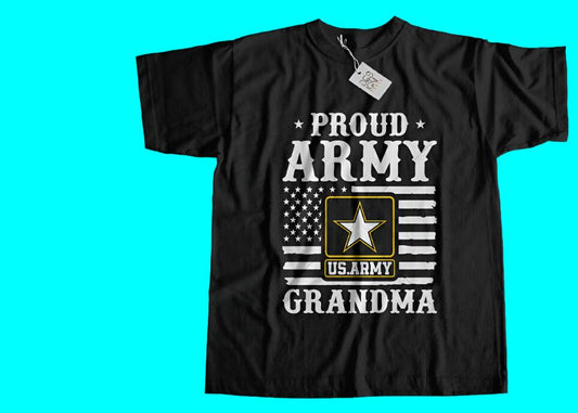 Proud Army Grandma Flag